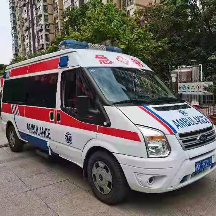 岳普湖长途救护车护送病人返乡